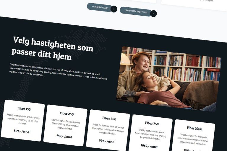 Nettstar lanserer nye nettsider